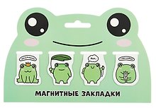 Магнитные закладки Лягушки (4 шт) (12-Duocai-202311-2)