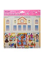 Наклейка декоративная игровой набор Школа (225х240) (Наклей-ка) (упаковка)