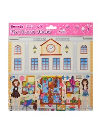 Наклейка декоративная игровой набор Школа (225х240) (Наклей-ка) (упаковка)