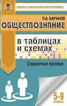 Обществознание в таблицах и схемах. Справочное пособие. 5-9 классы