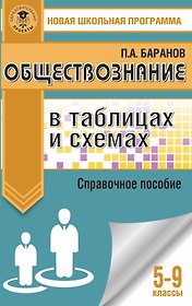 Обществознание в таблицах и схемах. Справочное пособие. 5-9 классы