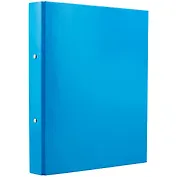 Папка на кольцах А4 "Неон", синяя