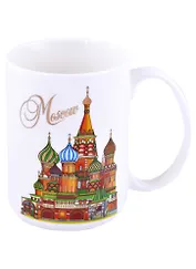 Кружка Москва ХВБ 500мл фарфор цв.рисунок (060-50-19-CL)