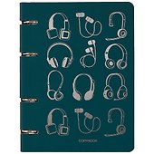 Тетрадь на кольцах «ColourMania. Headphones» 100 листов в клетку, А5, сменный блок - Unnika - 0
