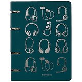 Тетрадь на кольцах в клетку Unnika, "ColourMania. Headphones", 100 листов