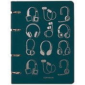 Тетрадь на кольцах в клетку Unnika, "ColourMania. Headphones", 100 листов