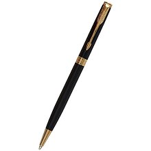 Ручка шариковая "Sonnet Core LaqBlack GT M" черная, Parker