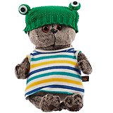 Мягкая игрушка Басик в шапке Лягушка (22 см) (Ks22-177)