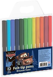 Фломастеры 12цв "Cars" вент.колпачок, подвес, Disney