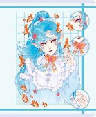 Тетрадь общая «Cute girls (Эксклюзив)», 48 листов в клетку, A5, в ассортименте - Listoff - 2