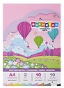 Фоамиран А4, пастельные цвета, 10 цветов, 10 листов