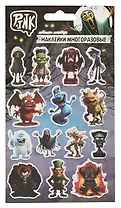 Наклейки объемные "Нечисть 1/Любимые монстры"