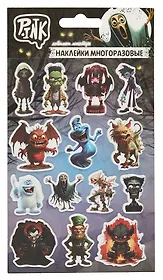 Наклейки объемные "Нечисть 1/Любимые монстры"