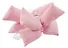 Заколка-крабик дутая Бантик (розовая) (текстиль) (13см) (12-2025093-15) (Lafilaf) - 1