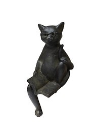 Фигурка Кошка с книгой 17см (599-130)