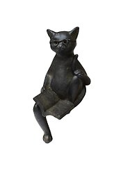 Фигурка Кошка с книгой 17см (599-130)