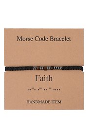 Браслет Морзе Faith (12-202509-BR-ZJ5796)