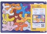 Развивающая игра Fofa. Рамка вкладыш Пазл "Кляксы"