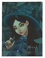 Книга для записей А6 80л кл. "Волшебница" 7БЦ, ламинация soft touch, тиснение фольгой, офсет