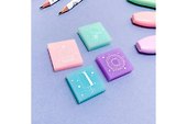 Ластик "HappyGraphix Зефир", квадратный, в пластиковой упаковке, цвет в ассортименте, Bruno Visconti - 1