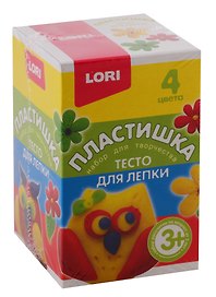 Тесто для лепки. Пластишка. Набор №14, 4цв. по 70 гр.