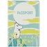 Обложка на паспорт «MOOMIN Муми-тролль, цветы и солнце» - 0