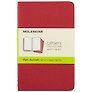 Записная книжка «Cahier Journal Pocket» А6, 32 листа, нелинованная, клюквенная, 3 штуки, Moleskine