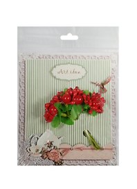 Букет из красных ягодок (11066600) (букетик/8шт) (упаковка)