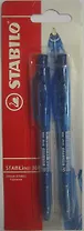 Ручки шариковые Stabilo, Liner 308, синие 2 штуки