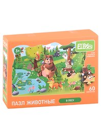 Пазл «В лесу» 60 элементов, El’Basco Kids