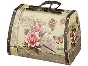 Шкатулка с ручкой из серии Милый прованс-2 (24х16х17)  (41-391)