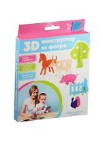 Набор для творчества, FELTRICA, Конструктор из фетра 3D Ферма