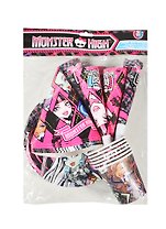 Набор для праздника Monster High на 6 персон 24 предмета (794711) (Сима-ленд)