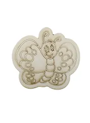 Трафарет с магнитом Бабочка (905) (упаковка)