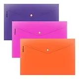 Папка-конверт А4 "Soft Caribbean Sunset" на кнопке, пластик