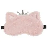 Маска для сна Кошка с короной мех (иск.мех) (пакет)