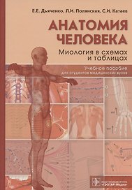 Анатомия человека: миология в схемах и таблицах. Учебное пособие
