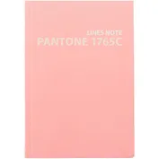 Записная книжка А6+ 80л лин. "Pantone line. 6" интегр.переплет, мат.ламинация, выб.лак, пантон.печать