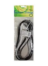 Набор трубочек для плетения черно-бел. (514684) (20 шт.) (1м) (Fashion Strings) (упаковка)