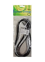 Набор трубочек для плетения черно-бел. (514684) (20 шт.) (1м) (Fashion Strings) (упаковка)