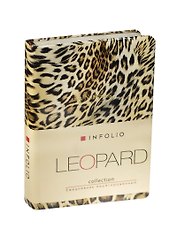 Ежедневник недат. А6+ 160л 120*170 "Leopard" иск.кожа, интегр.переплет, ляссе, In Folio