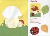 Аппликация. Занятия дома и в детском саду. 3-4 года. Выпуск 1 - 1