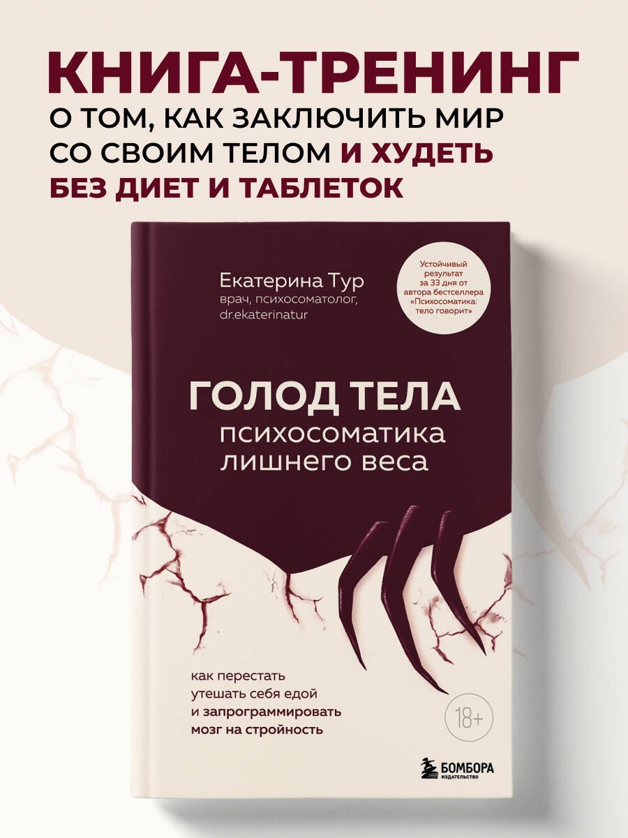 

ГОЛОД ТЕЛА: психосоматика лишнего веса. Как перестать утешать себя едой и запрограммировать мозг на стройность