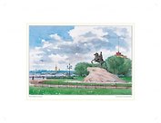 Постер Виды Санкт-Петербурга Медный всадник б/ф, 30*40см [ХА40-006]
