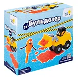 Набор для детской лепки "Тесто-пластилин" Бульдозер