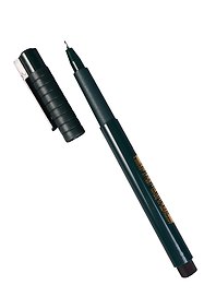 Капиллярная ручка чёрная 0,4 мм, Finepen, Faber-Castell