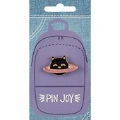 Значок «Котопланета», металл, Pin Joy - 0