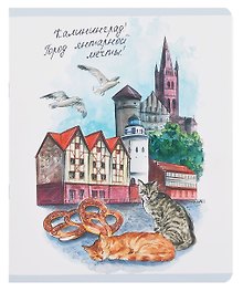 Тетрадь общая «Калининград», 48 листов в клетку, A5 - Listoff