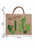 Сумка джутовая L Кактусы (43х34х19) (12-Eline-5-L) - 2