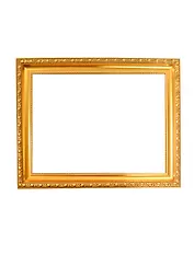 Рама 18*24 пластиковая, цв. золотой, Двуреченский